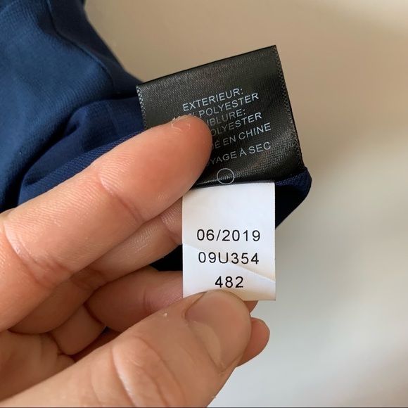 Sam Edelman Pleat Sleeve V Neck Chiffon Shift Dress - Picture 9 of 11